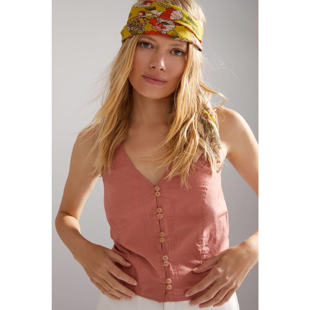Anthropologie Sleeveless Seamed Vest - New - Size 10